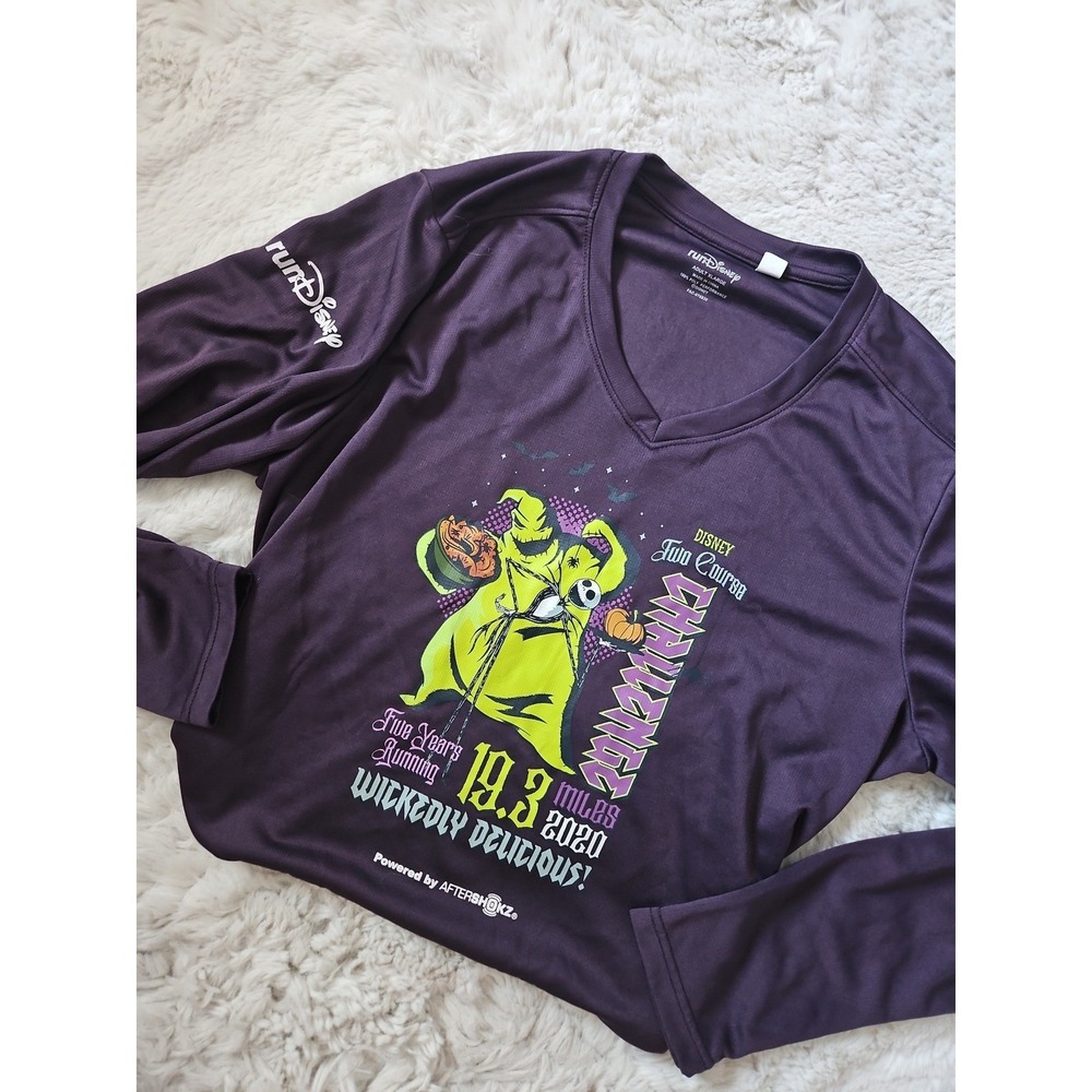 runDisney Wine & Dine Two Course Challenge 2020 Long‎ Sleeve Shirt Women's XL